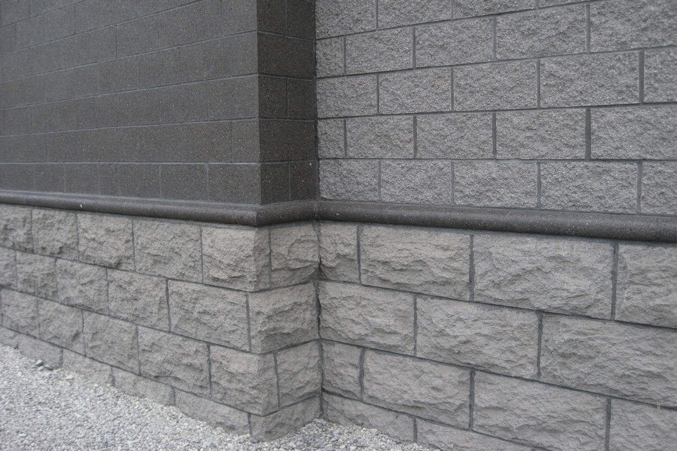 Concrete block walls