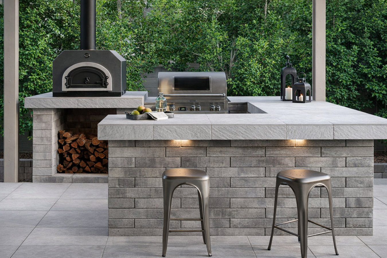 Outdoor Kitchen Masonry in West Des Moines, IA